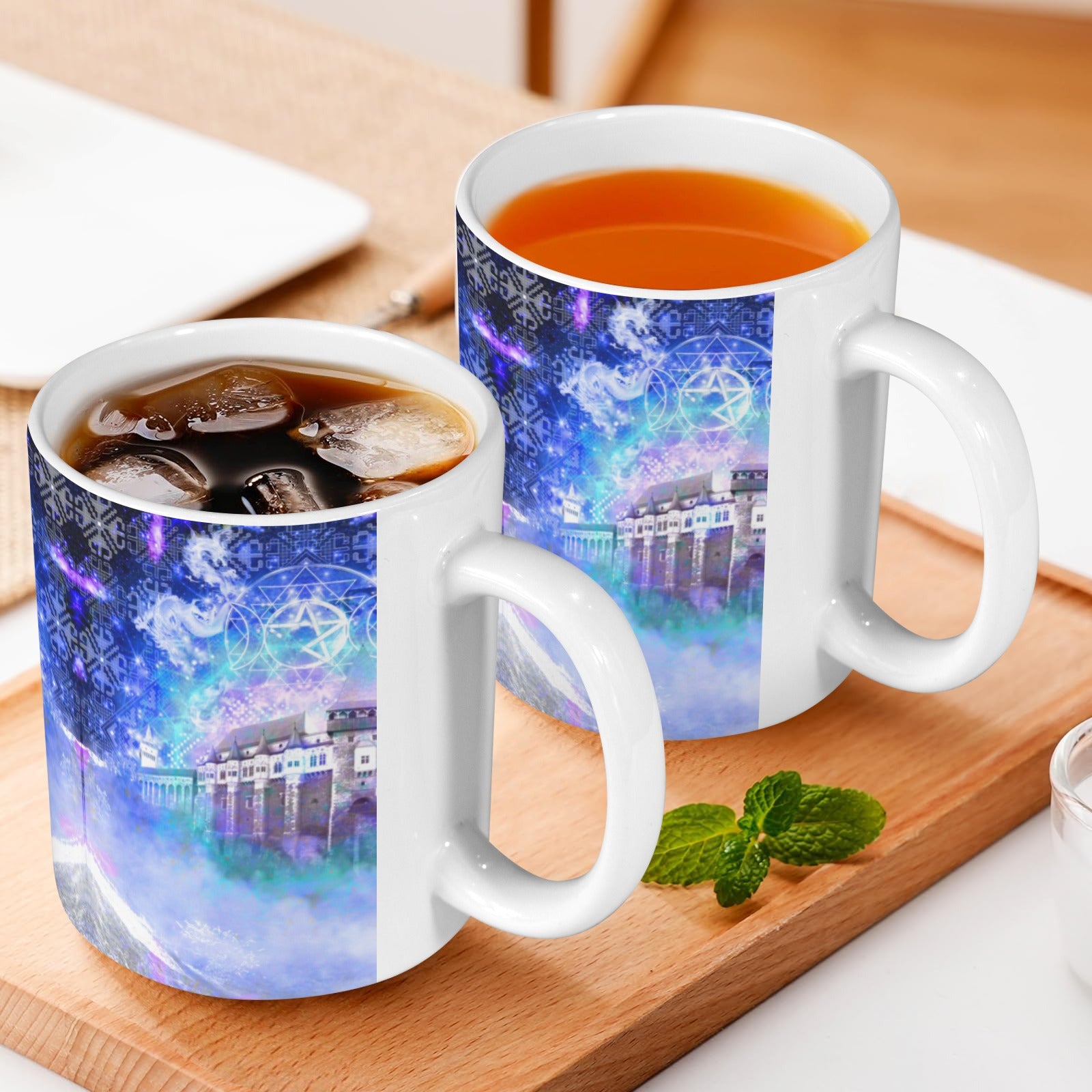 Amen Jin's Katerina's Eros & Psyche Dracularian Meditations Custom White Mug(11OZ)(Set of 2) | Ships from USA