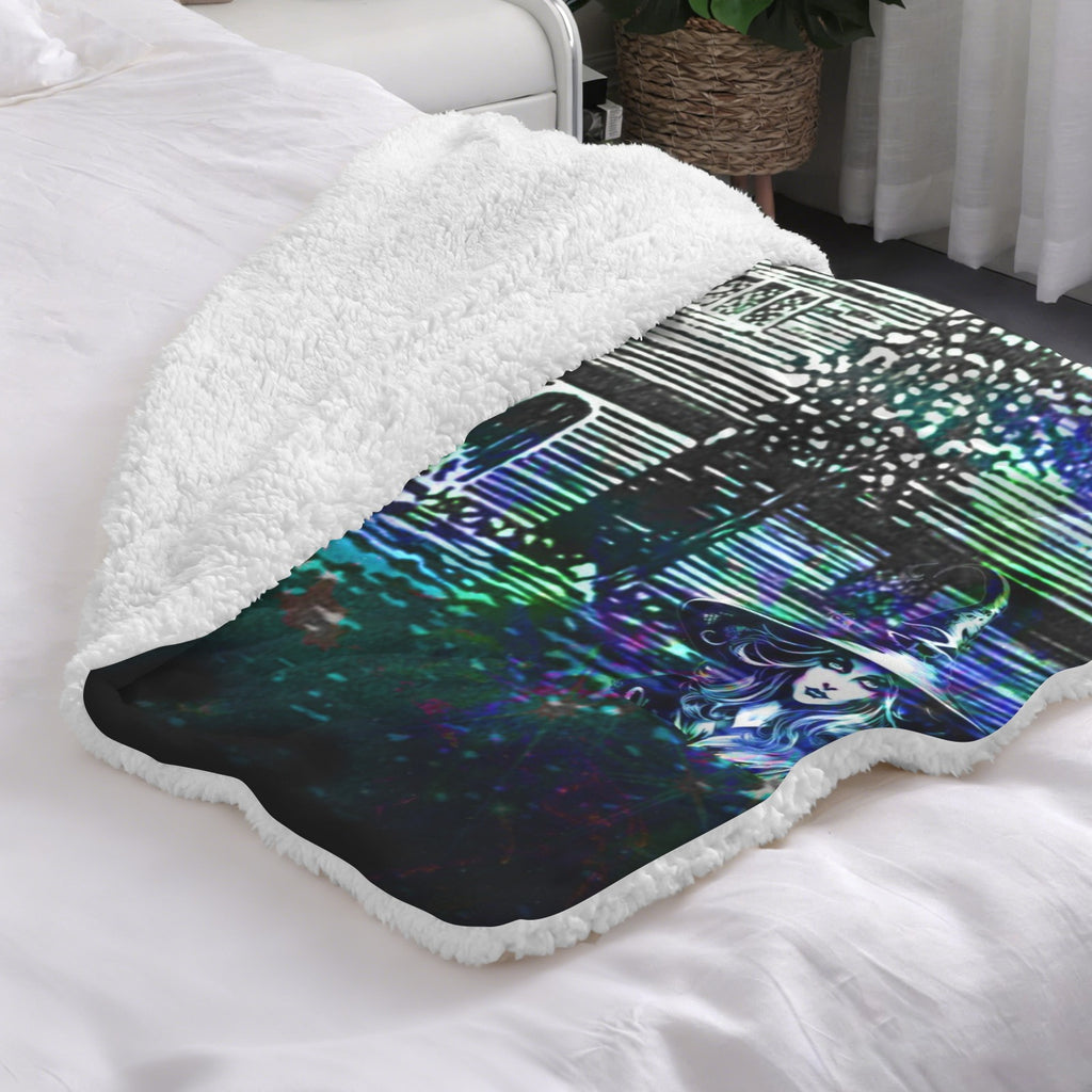 Katerina's Now & Forever Salem Witch Meditations Sherpa Fleece Blanket 30" x 40" | Ships from USA