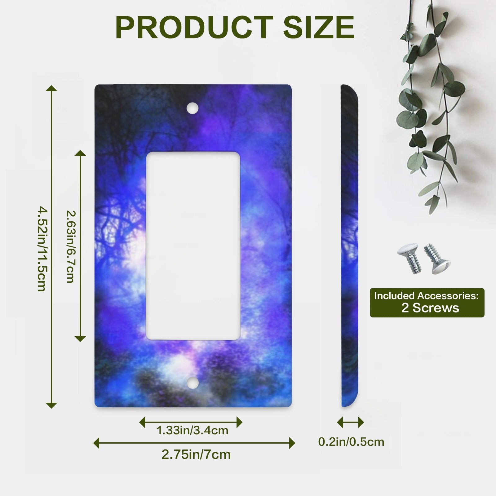 Katerina's Transylvanian Night Dreams Switch Outlet Wall Plate | Ships from USA
