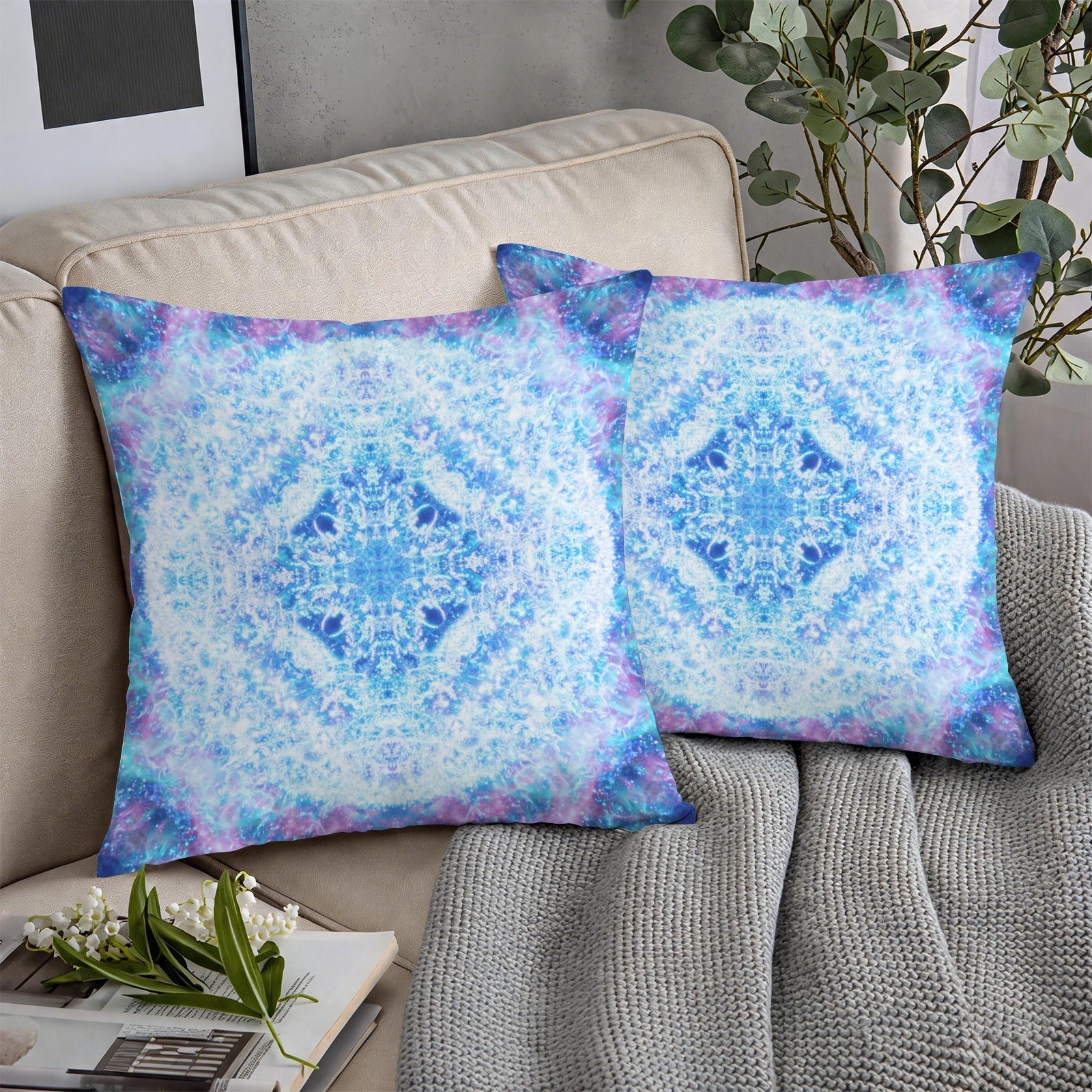Katerina's Kamar-Taj Desires Custom Pillow Cases 18" x 18" (2-Pack) | Ships from USA