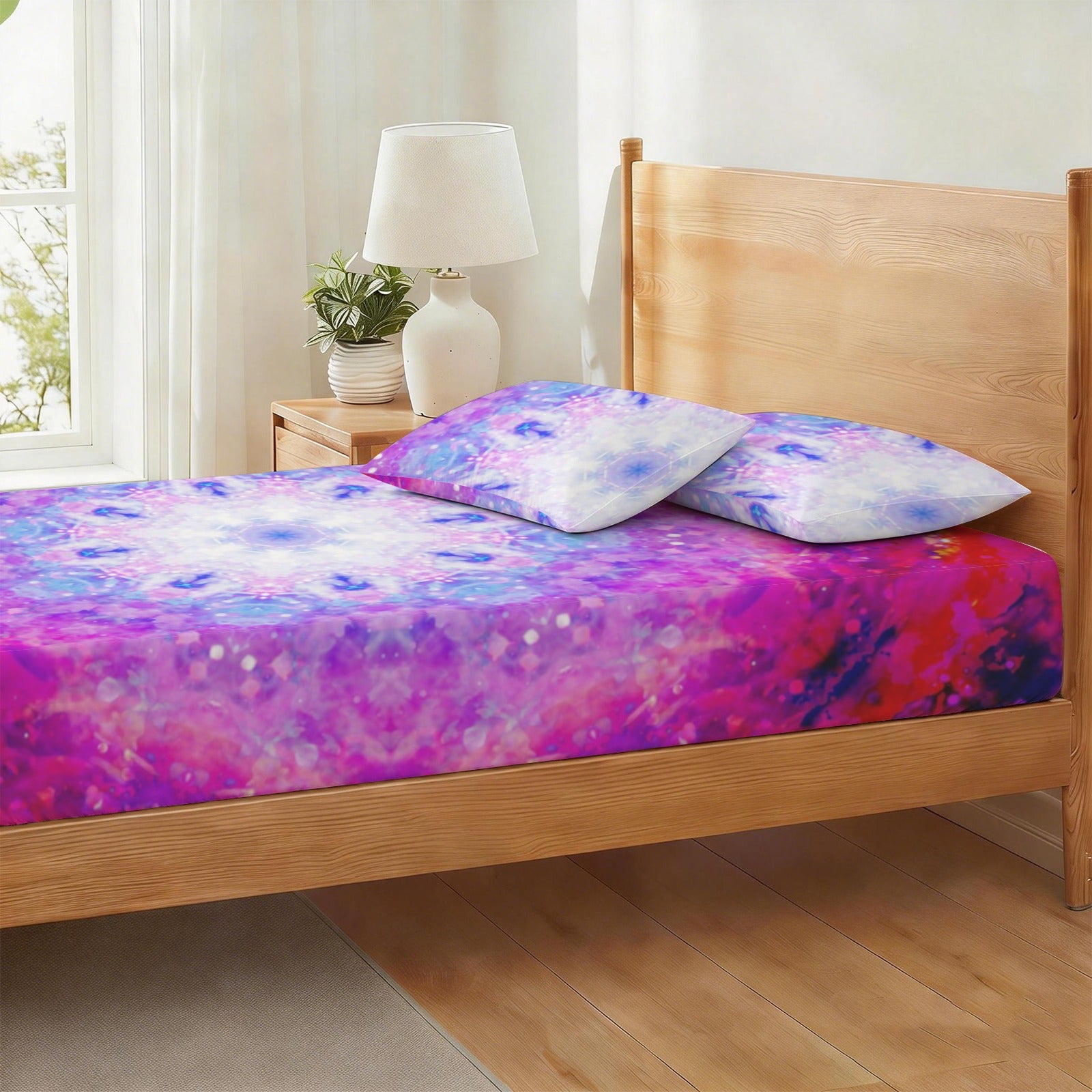 Katerina's Citadel Desires Twin Bedding Set (Fitted Sheet + Pillowcases) | Ships from USA