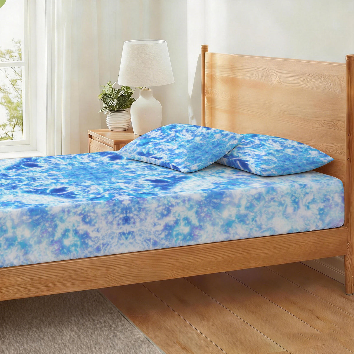 Katerina's Kamar-Taj Desires Twin Bedding Set (Fitted Sheet + Pillowcases) | Ships from USA