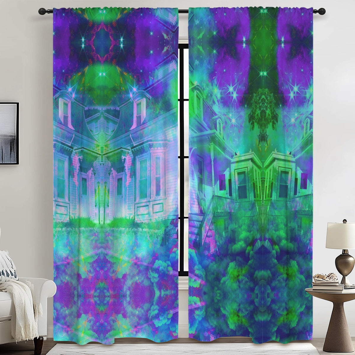 Katerina's Now & Forever Hocus Pocus Desires Floor-To-Ceiling Curtain 52x84inch | Ships from USA