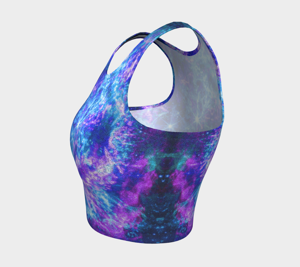Katerina's Uncertainty in Time and Space Dreams Athletic Crop Top