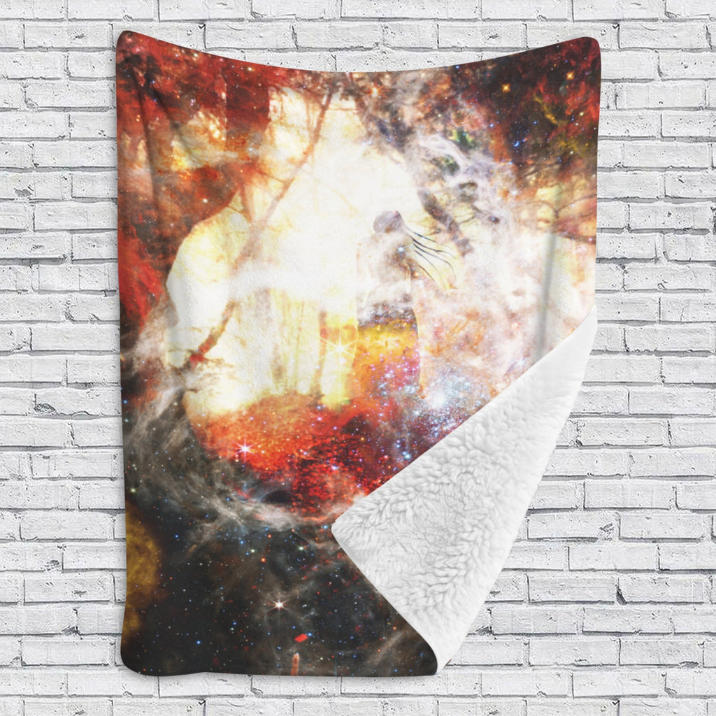 Hallow's Hocus Pocus Dreams Sherpa Fleece Blanket 60" x 80" | Ships from USA