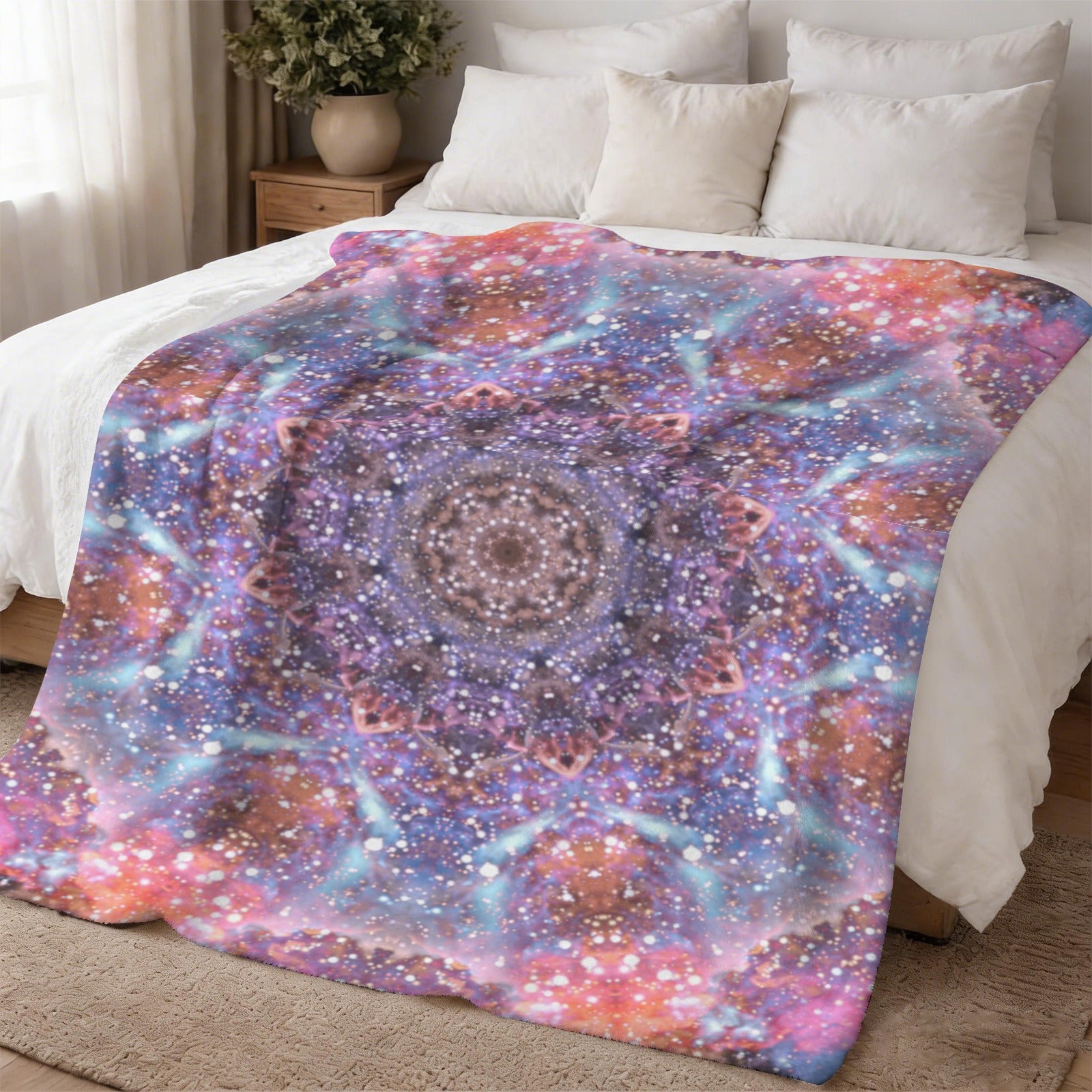 Katerina's Fiesta Desires Sherpa Fleece Blanket 60" x 80" | Ships from USA