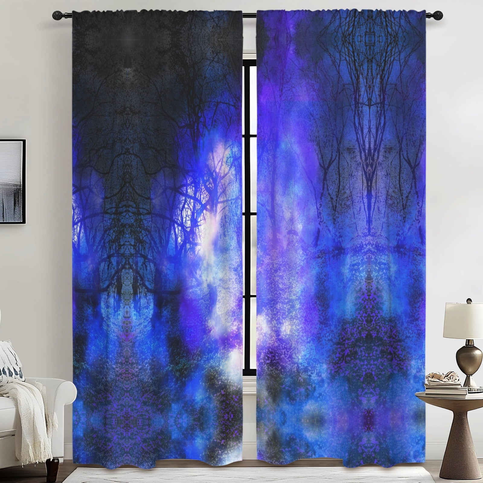 Katerina's Translyvanian Night Dreams Floor-To-Ceiling Curtain 52x84inch | Ships from USA