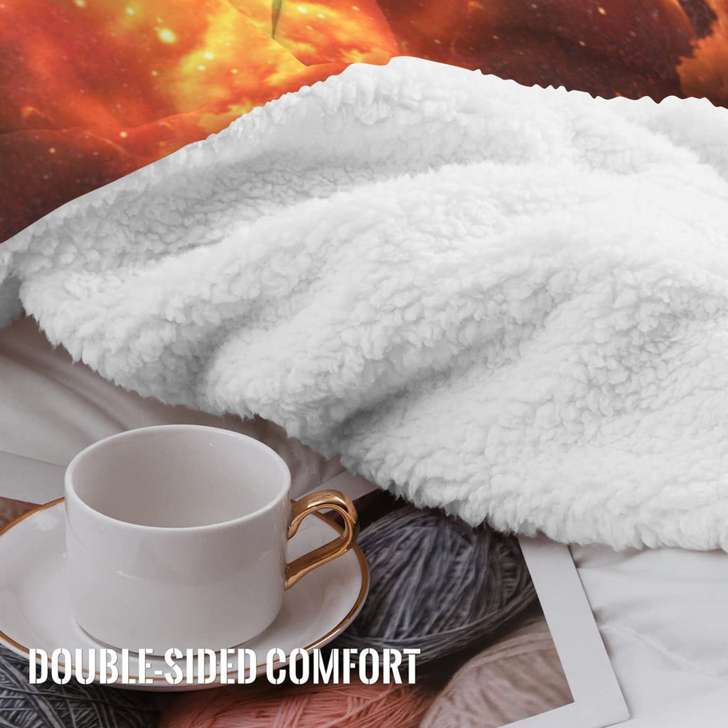 Samhain Night Dreams Desires Sherpa Fleece Blanket 60" x 80" | Ships from USA