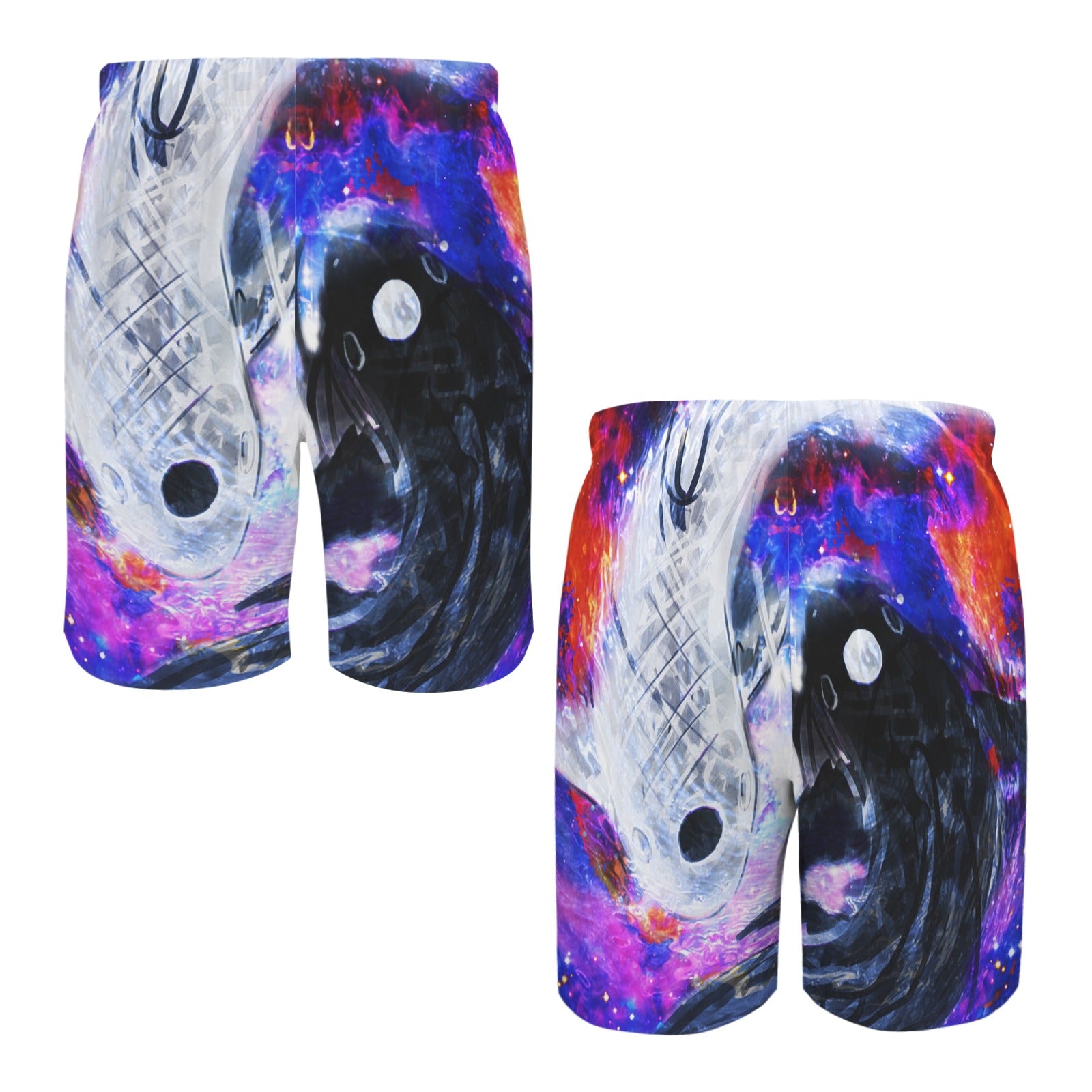 Katerina's Cassandra Koi Desires Men's All Over Print Beach Shorts (Sets 26) | Ships from USA