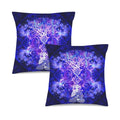 Katerina’s Dragon's Eye Desires Buddha Meditations Custom Pillow Cases 18" x 18" (2-Pack) | Ships from USA