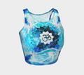 Amen Jin's Mandala of Dragon Fire Fairy Om Meditations Athletic Crop Top