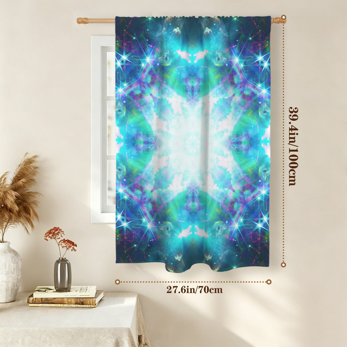 Katerina's Now & Forever Desires Window Curtain 27.6" x 39.4" ( 1 Piece ) | Ships from USA