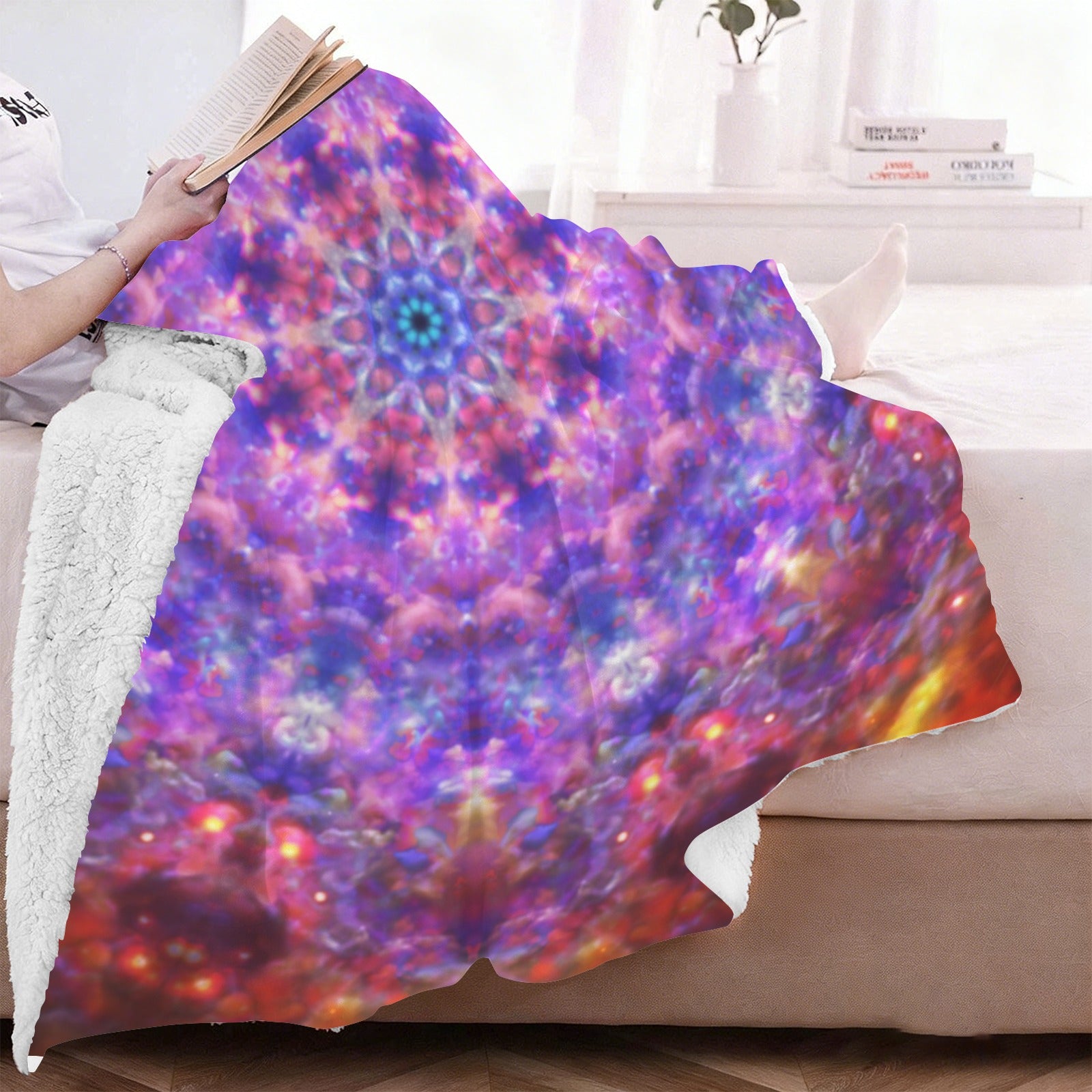 Katerina's Tears Desires Sherpa Fleece Blanket 60" x 80" | Ships from USA