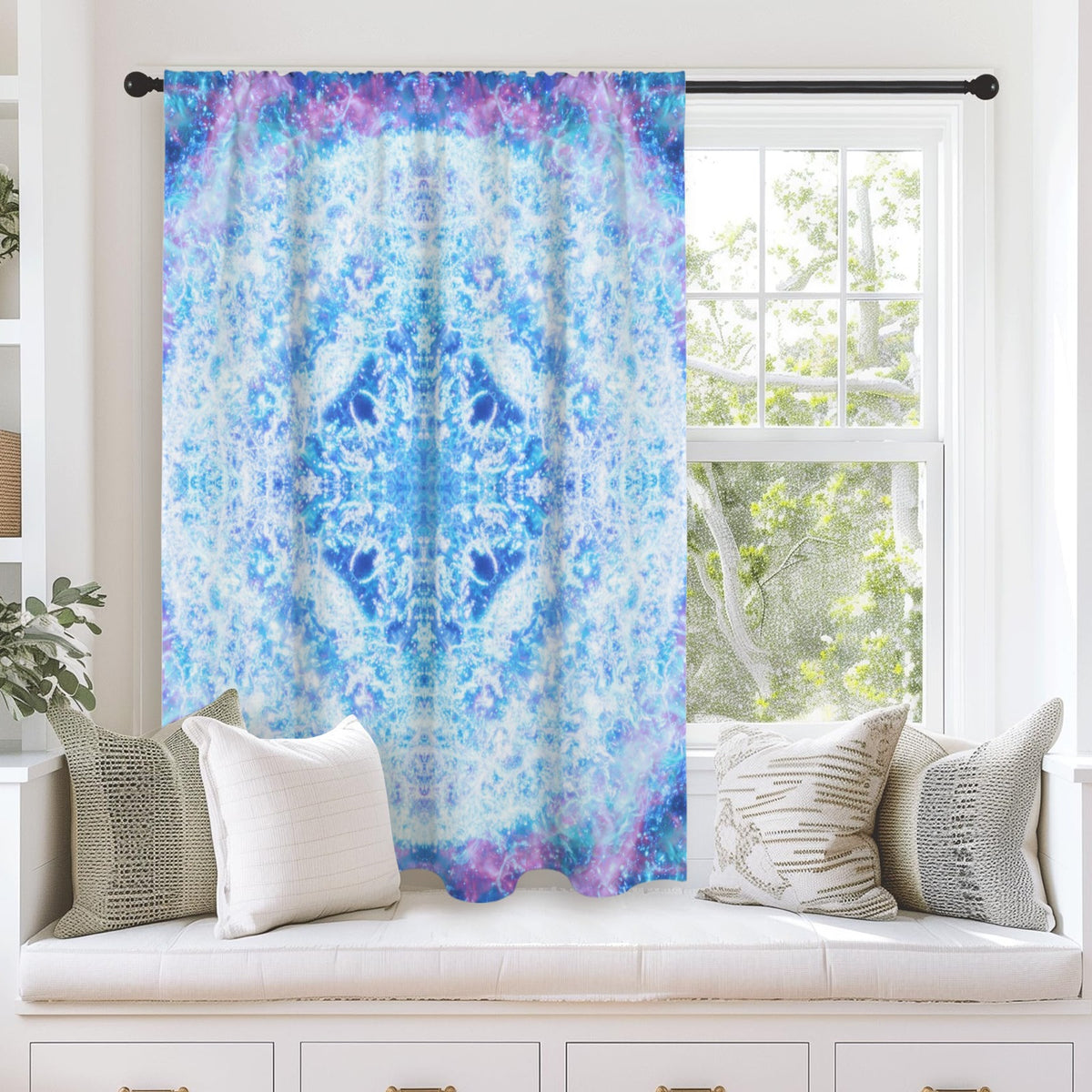 Katerina's Kamar-Taj Desires Window Curtain 52" x 63" ( 1 Piece ) | Ships from USA