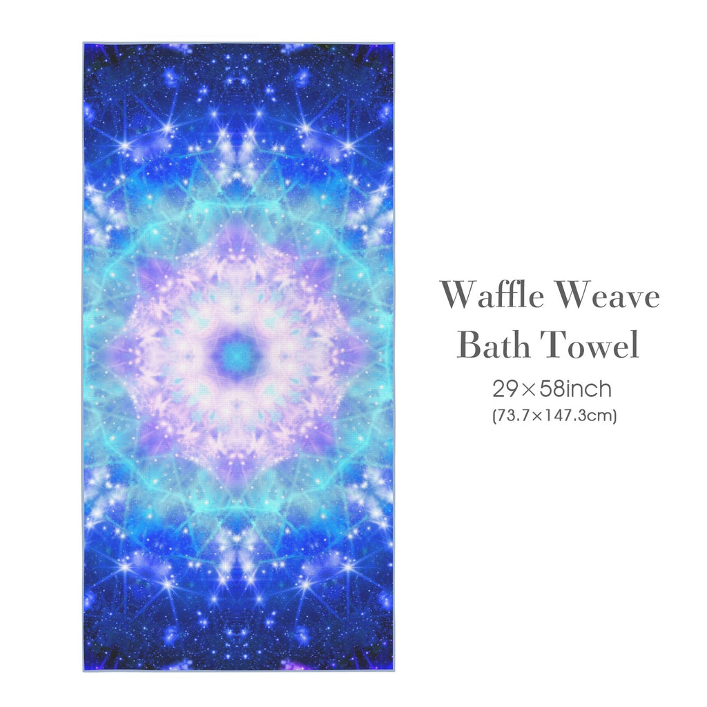 Amen Jin's Katerina's Eros & Psyche Desires Waffle Weave Bath Towel 29" x 58" | Ships from USA