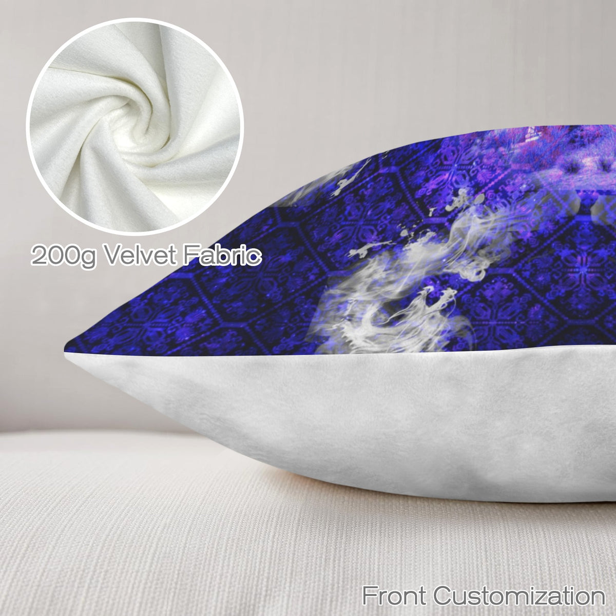 Katerina's Dragon's Eye Desires Dragoness Dreams Custom Pillow Cases 18" x 18" (2-Pack) | Ships from USA