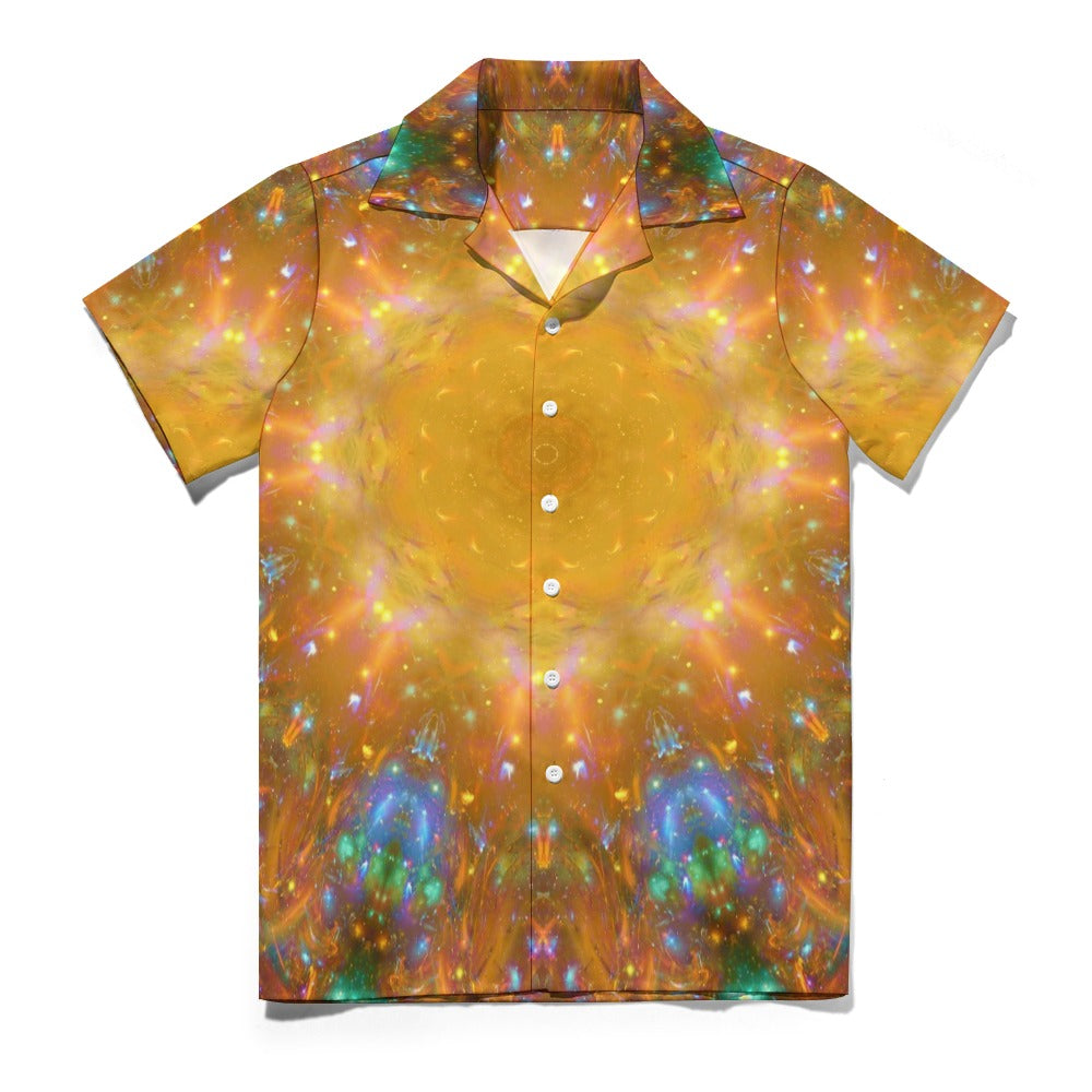 Amen Jin's Dreams of the Lake Desires Cuban collar shirt