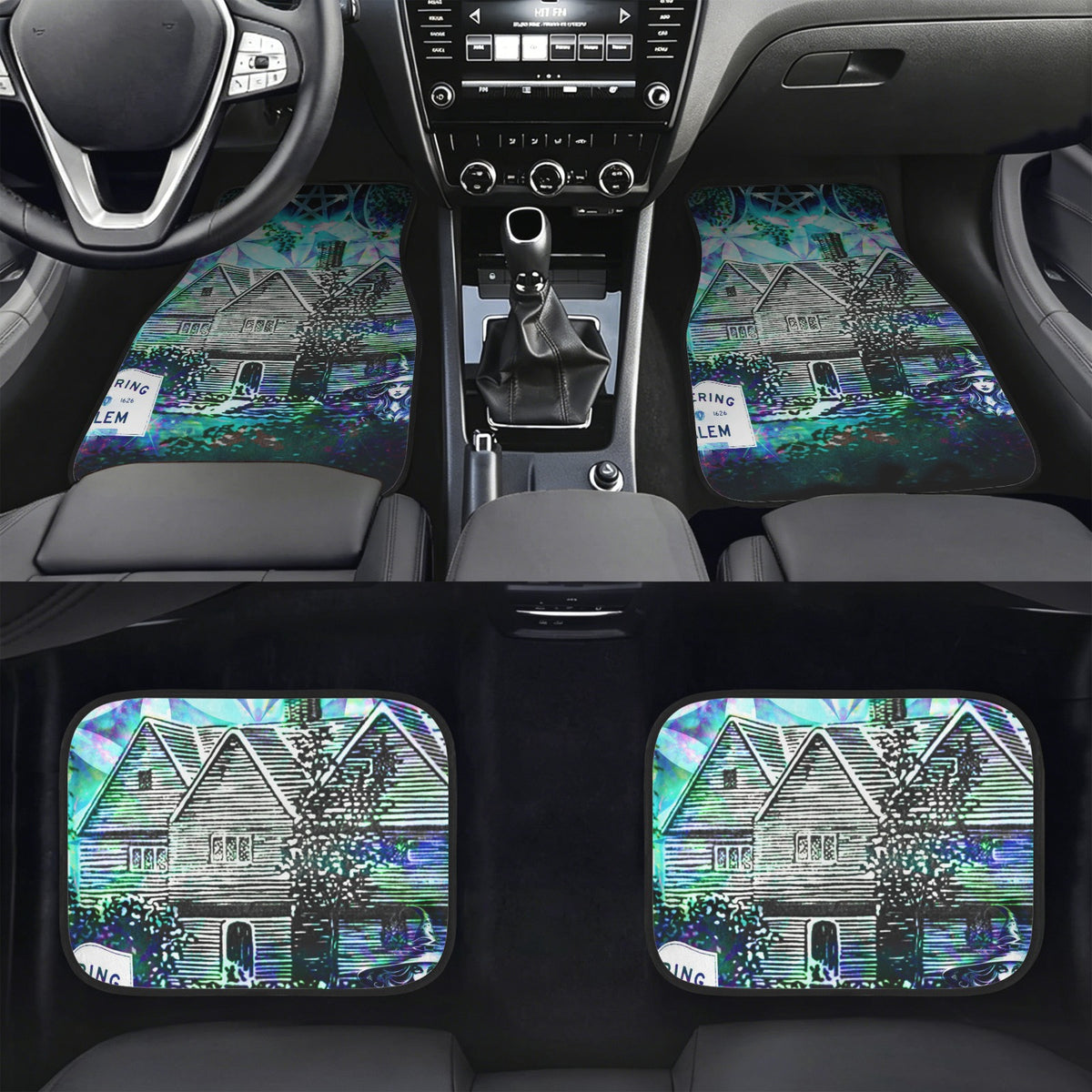 Katerina's Now and Forever Salem Witch Meditations 4-Piece Car Floor Mats （Customized Separately）| Ships from USA