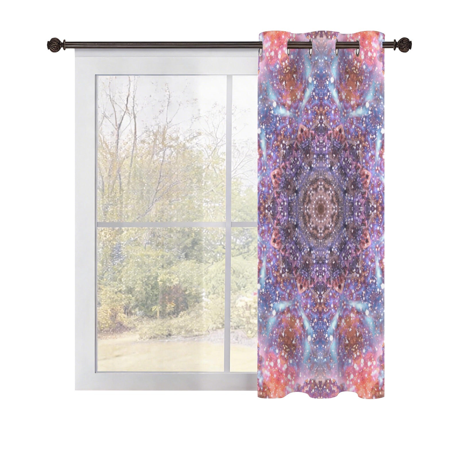 Katerina's Fiesta Desires Grommet Curtain 42" x 63" ( 1 Piece ) | Ships from USA