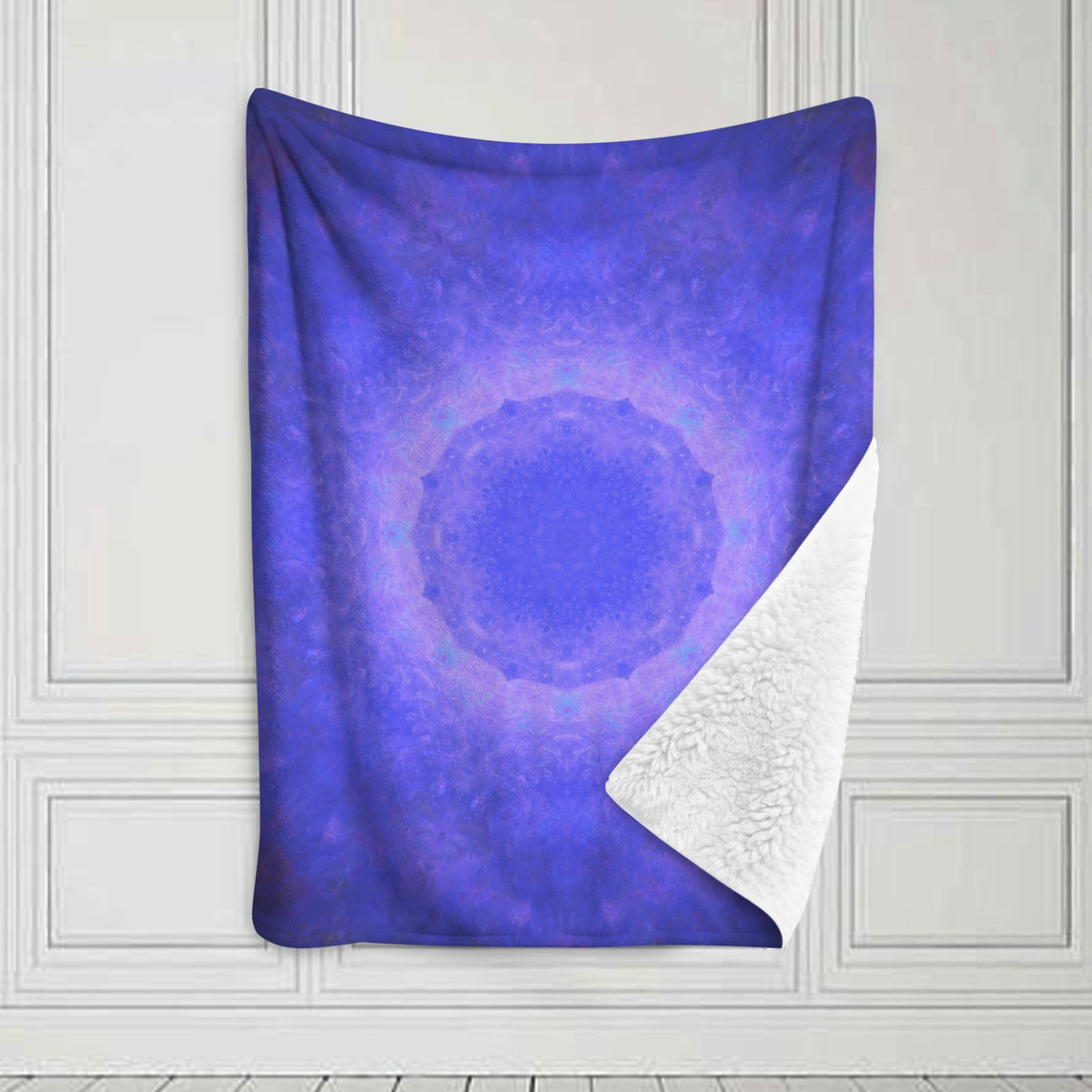 Katerina's Uncertainty in Time & Space Desires Sherpa Fleece Blanket 30" x 40" | Ships from USA