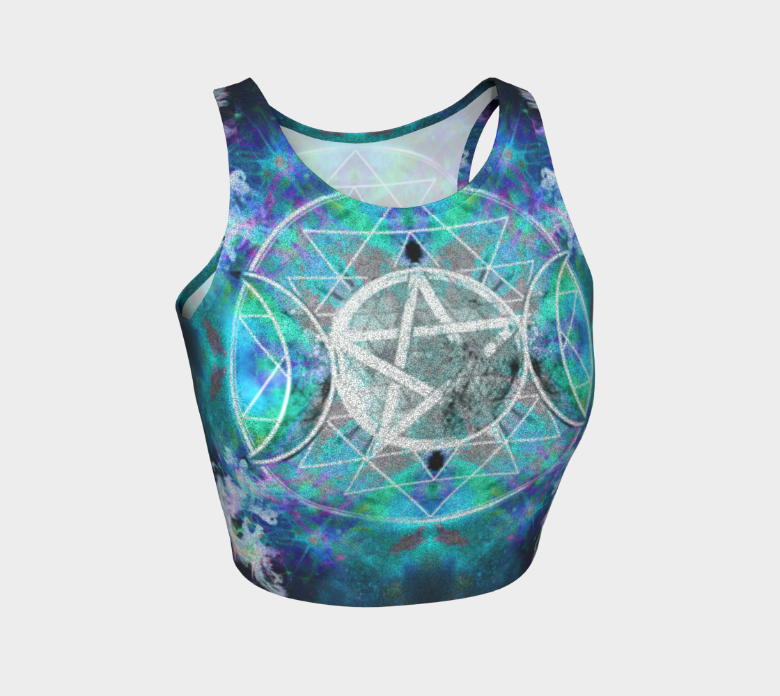 Katerina's Now and Forever Triple Goddess Meditations Athletic Crop Top