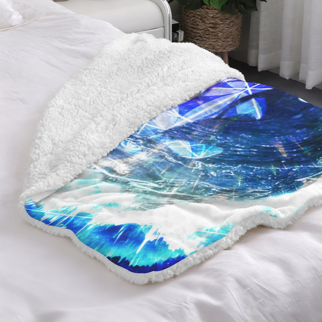 Creation's Koi Meditations Sherpa Fleece Blanket 30" x 40" | Ships from USA