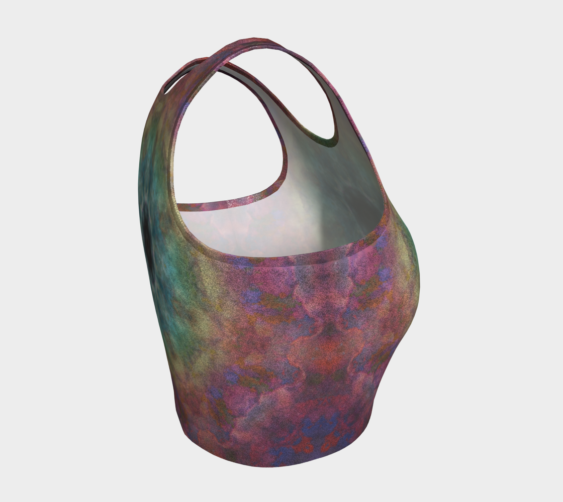 Spirited Marie Towards the Sun Desires Athletic Crop Top