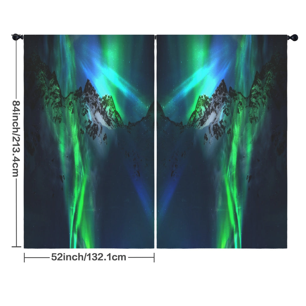 Song of the Mountain Dreams Floor-To-Ceiling Curtain 52x84inch | Ships from USA