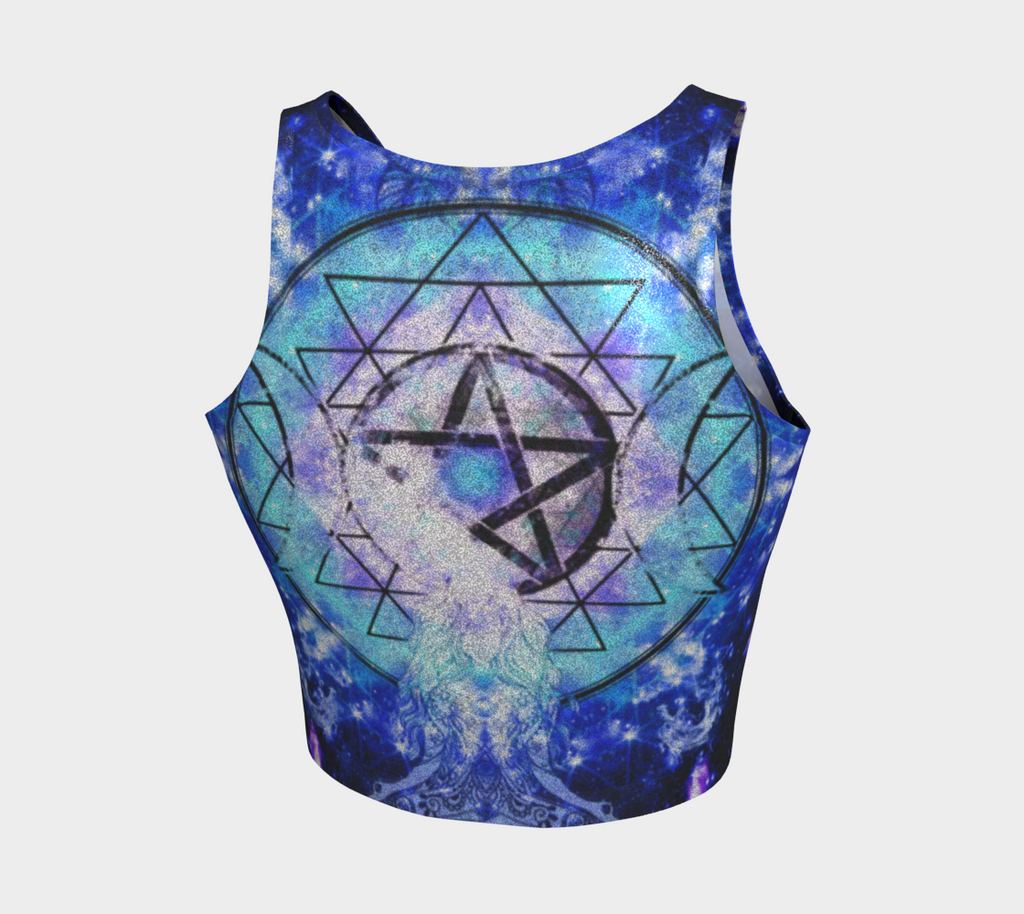Amen Jin's Katerina's Eros & Psyche Magickal Awakening Meditations Athletic Crop Top