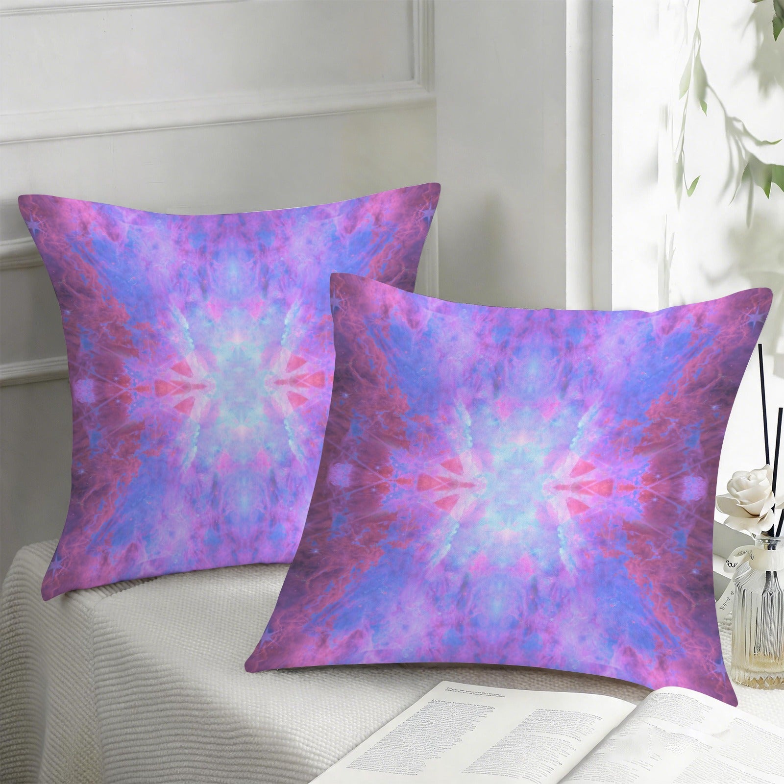 Katerina's Tomorrow Girl Desires Custom Pillow Cases 18" x 18" (2-Pack) | Ships from USA