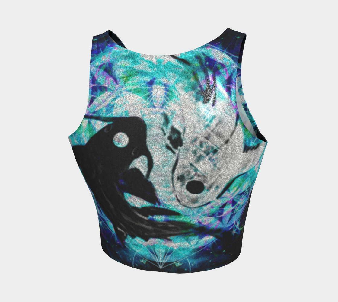 Katerina's Now and Forever Koi Meditations Athletic Crop Top