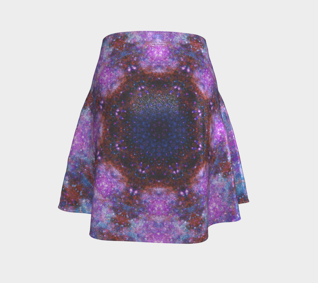 Katerina's Stripped Desires Flare Skirt