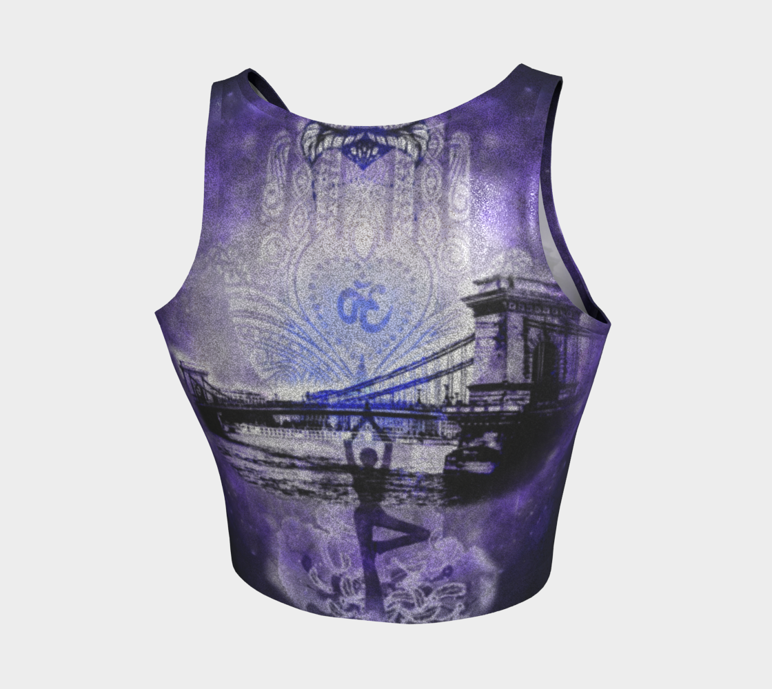 Katerina's We Will Go Home Budapest Meditiations Athletic Crop Top