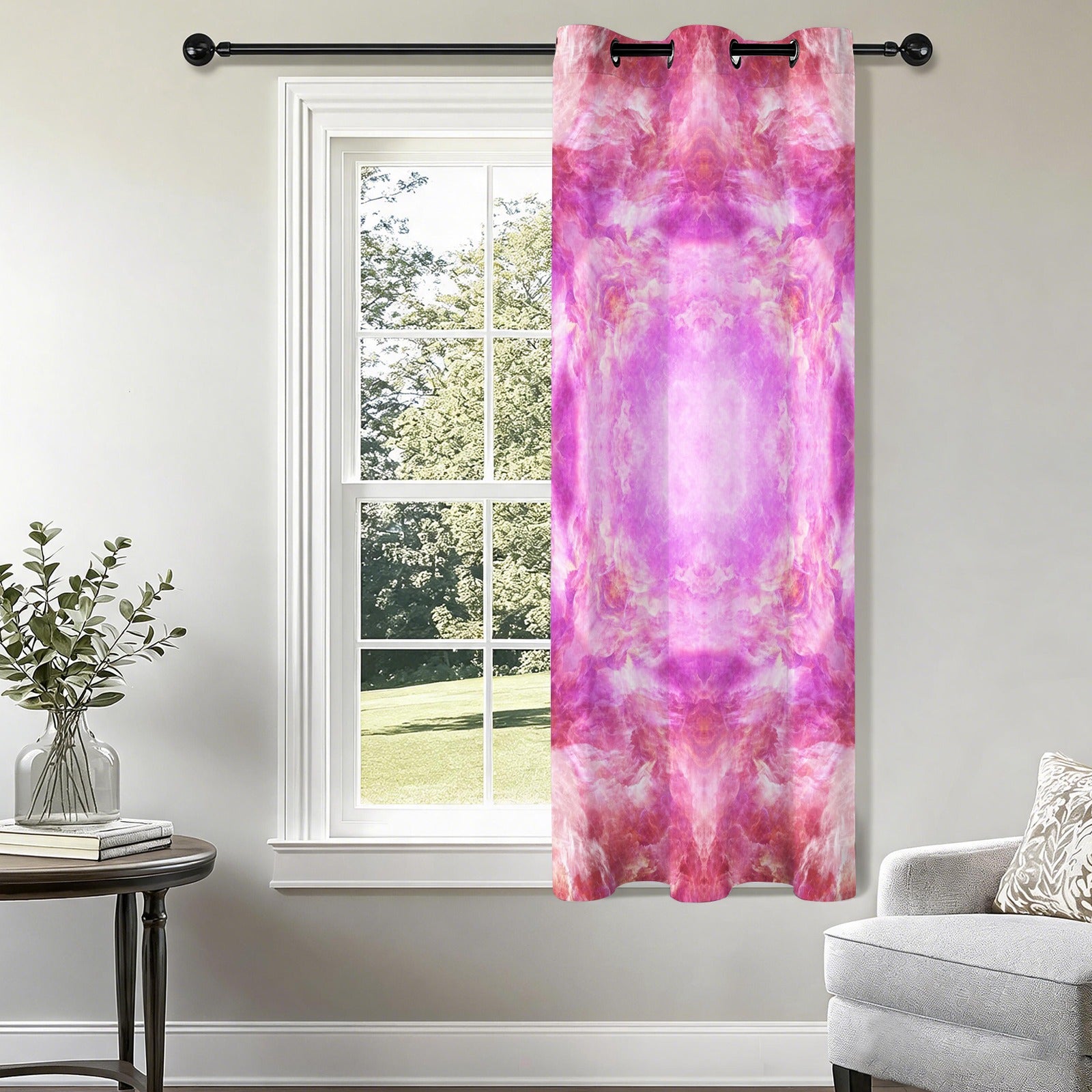 Katerina's Unconditional Desires Grommet Curtain 42" x 63" ( 1 Piece ) | Ships from USA