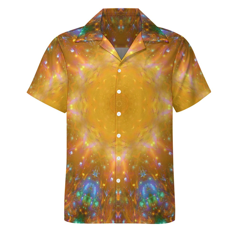 Amen Jin's Dreams of the Lake Desires Cuban collar shirt