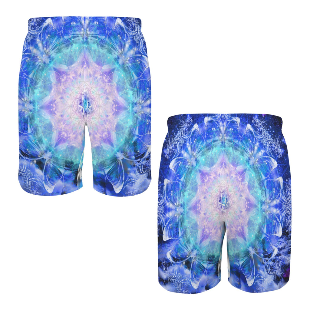 Amen Jin's Katerina's Eros & Psyche Metamorphosis Meditations Men's All Over Print Beach Shorts (Sets 26) | Ships from USA