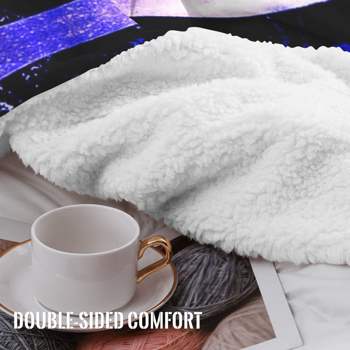 Katerina's Lolite Noel Yule Night Dreams Sherpa Fleece Blanket 60" x 80" | Ships from USA
