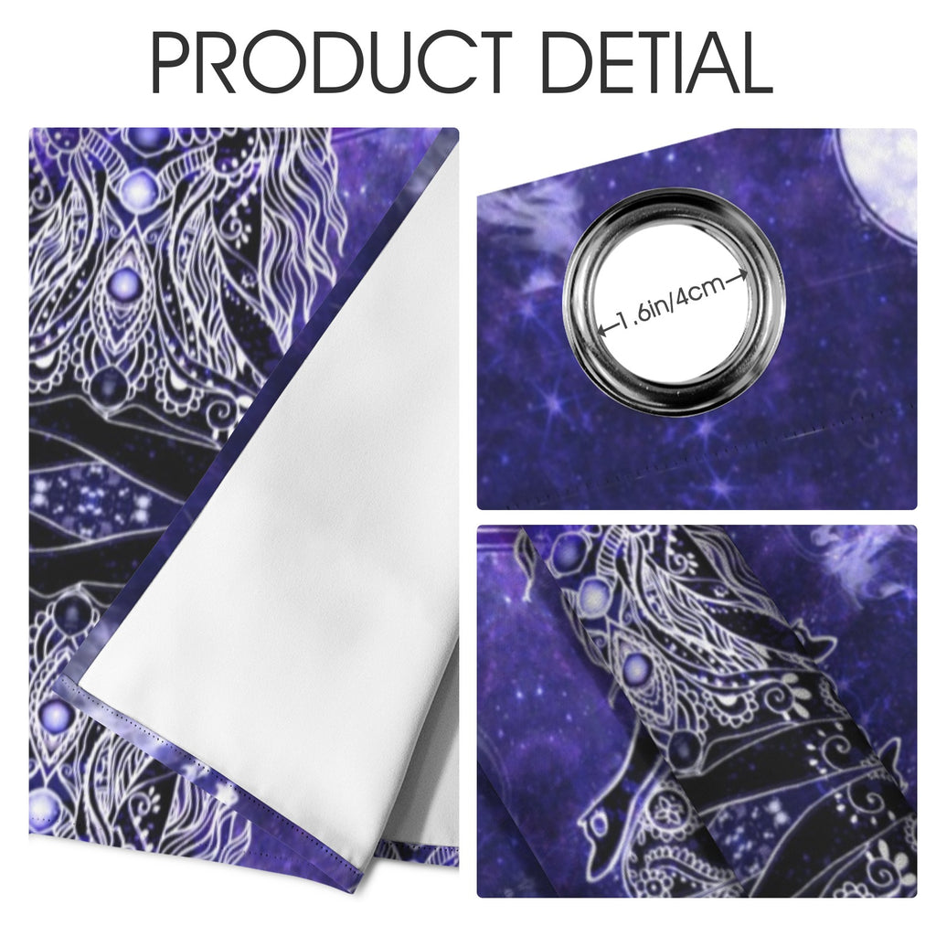 Katerina's Dragon's Eye Magickal Awakening Meditations Grommet Curtain 42" x 84" ( 1 Piece ) | Ships from USA