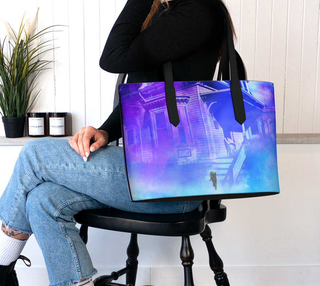Amen Jin's Katerina's Eros & Psyche Desires Hocus Pocus Vegan Leather Tote Bag