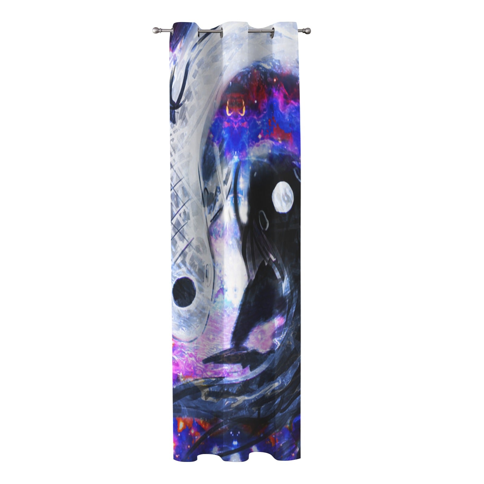 Katerina's Cassandra Koi Desires Grommet Curtain 42" x 84" ( 1 Piece ) | Ships from USA