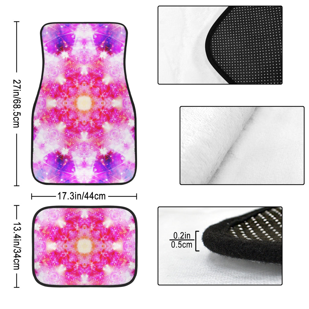 Katerina's Dreams of Angels Desires 4-Piece Car Floor Mats （Customized Separately）| Ships from USA