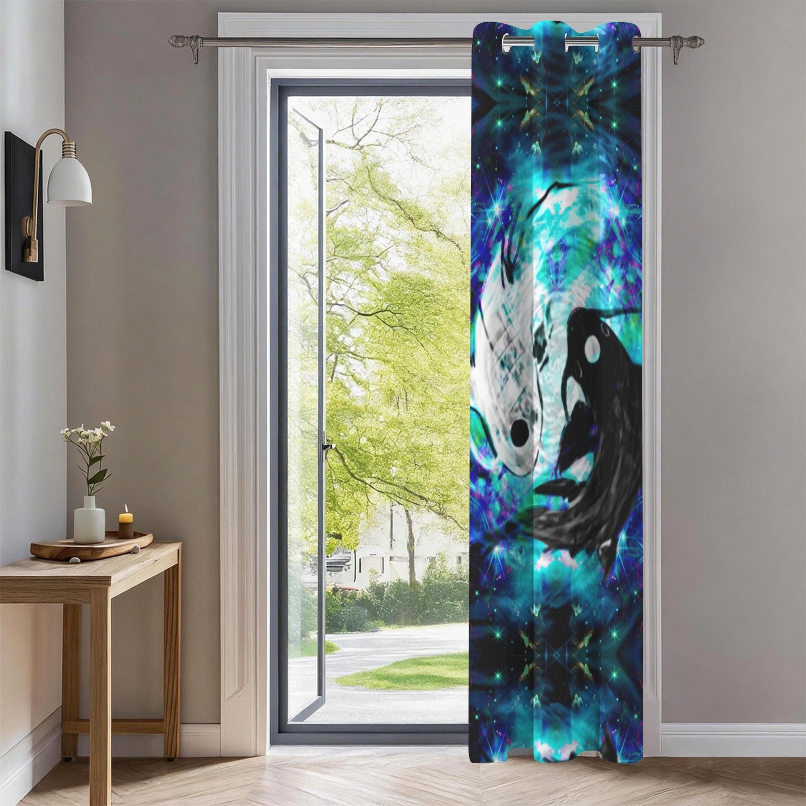 Katerina's Now & Forever Koi Desires Grommet Curtain 42" x 84" ( 1 Piece ) | Ships from USA