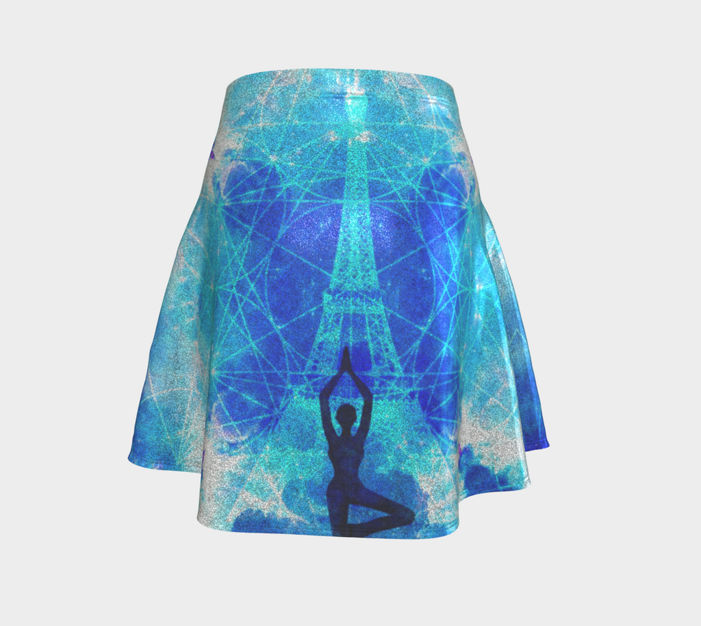 Amen Jin's Mandala of Dragon Fire Desires Parisian Meditations Flared Skirt