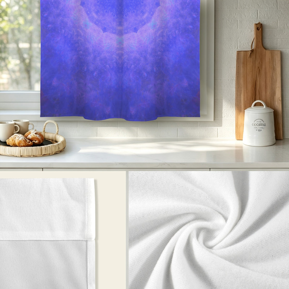 Katerina's Uncertainty in Time and Space Desires Window Curtain 27.6" x 39.4" ( 1 Piece ) | Ships from USA