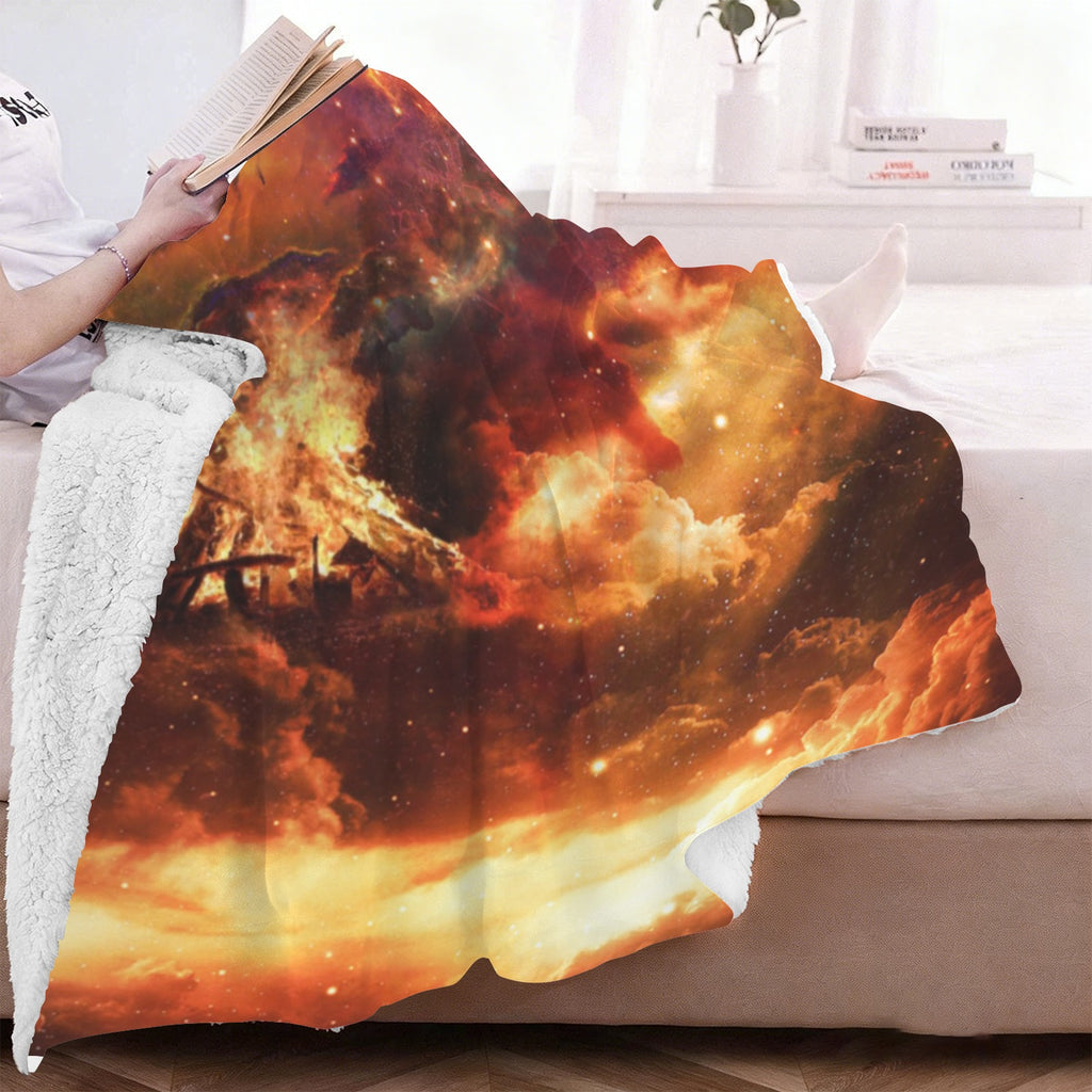 Samhain Night Dreams Sherpa Fleece Blanket 60" x 80" | Ships from USA