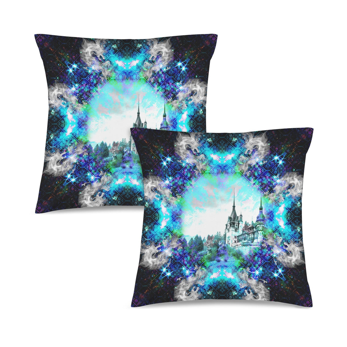 Katerina's Now & Forever Desires Dragoness Dreams Custom Pillow Cases 18" x 18" (2-Pack) | Ships from USA