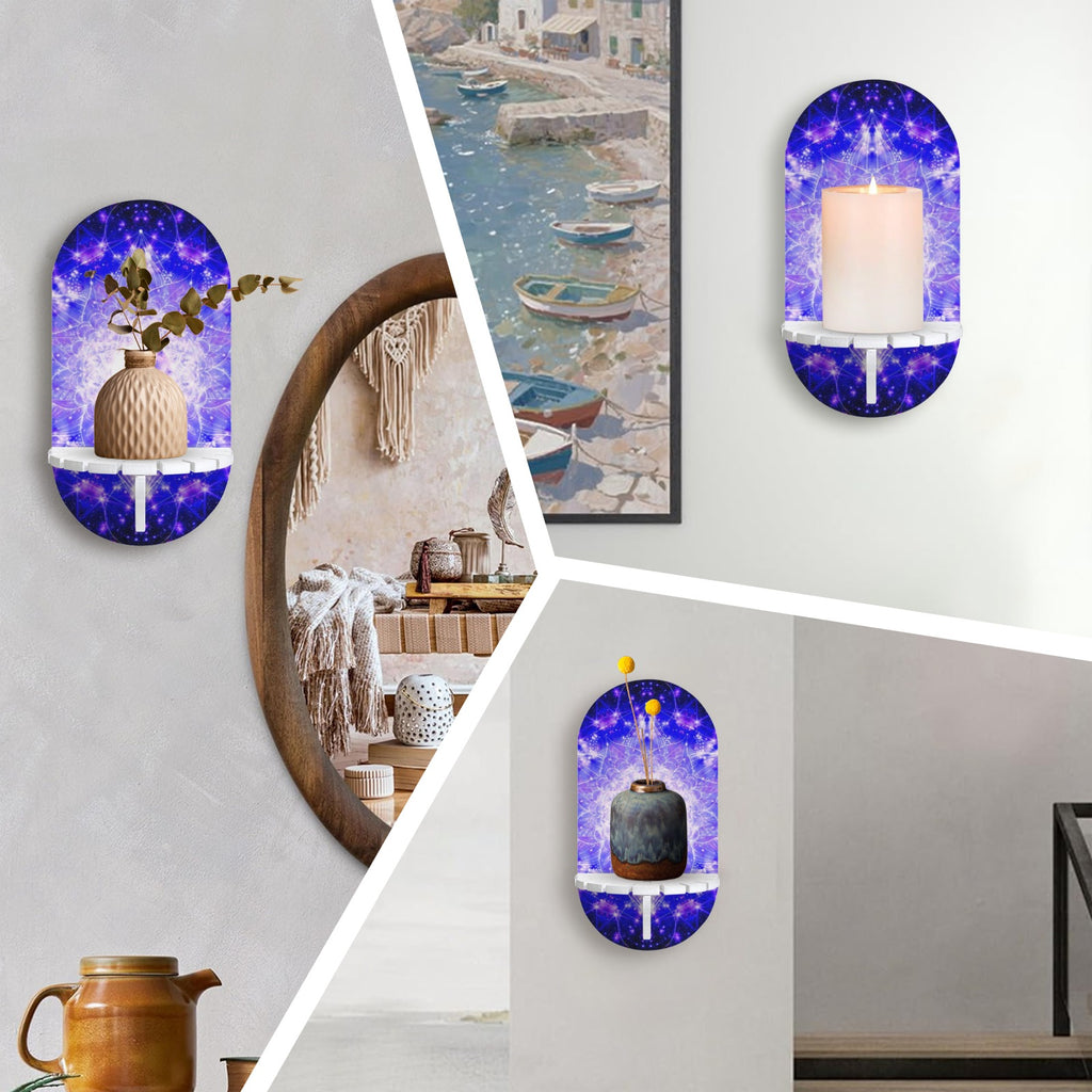 Katerina's Psyche Yin Yang Meditations Wall Mounted Candle Holder | Ships from USA