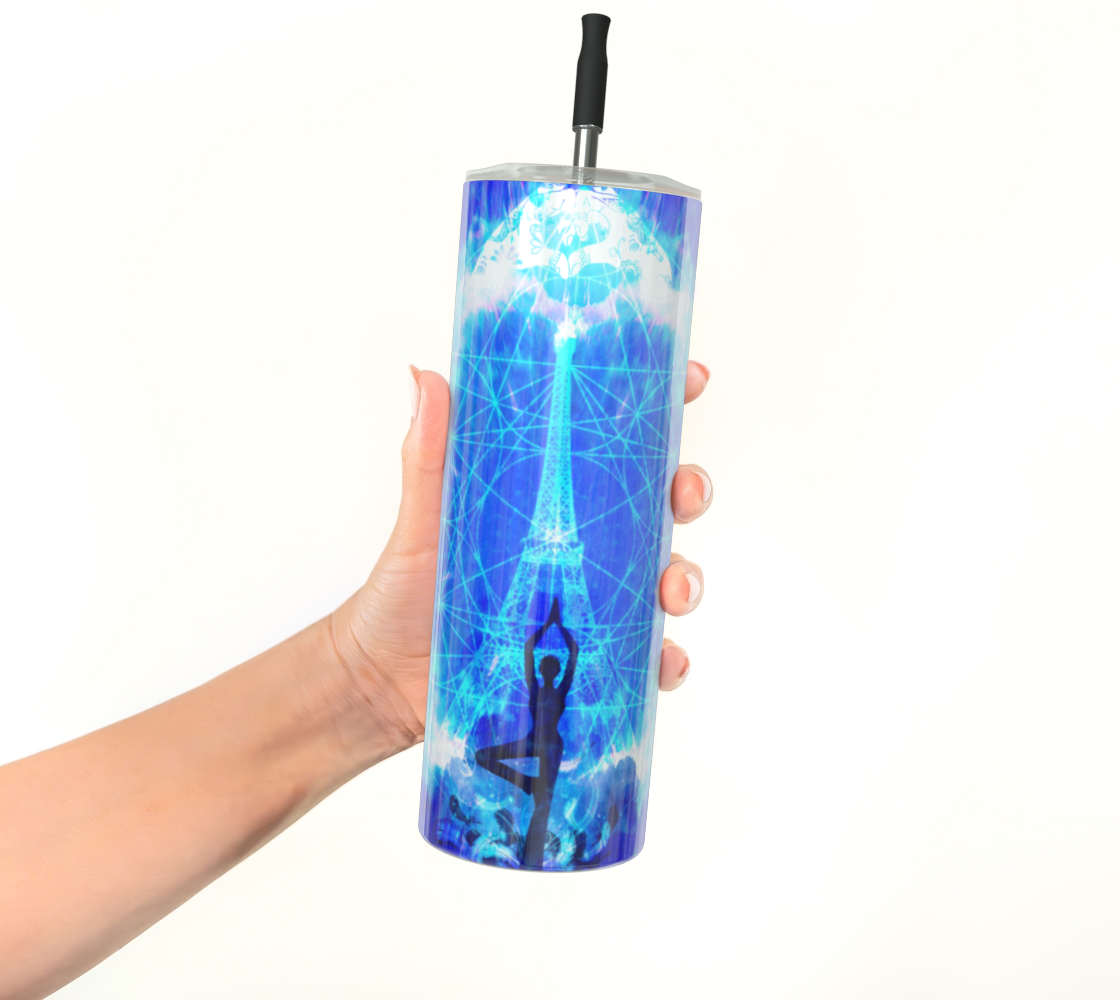 Amen Jin's Blue Sun Parisian Meditations Stainless Steel Tumbler