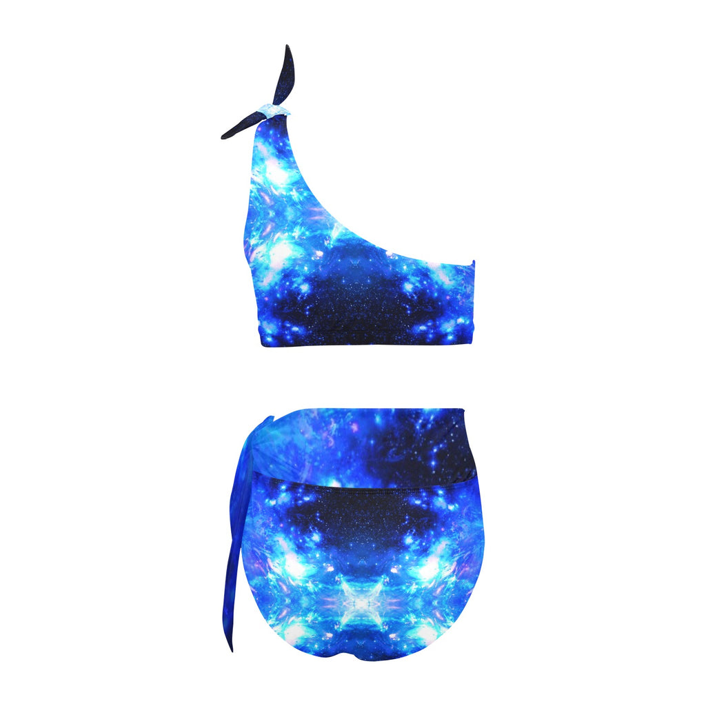 Amen Jin's Desires High Waisted One Shoulder Bikini Set (S16)