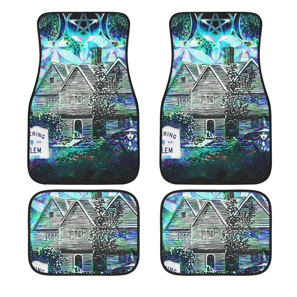 Katerina's Now and Forever Salem Witch Meditations 4-Piece Car Floor Mats （Customized Separately）| Ships from USA